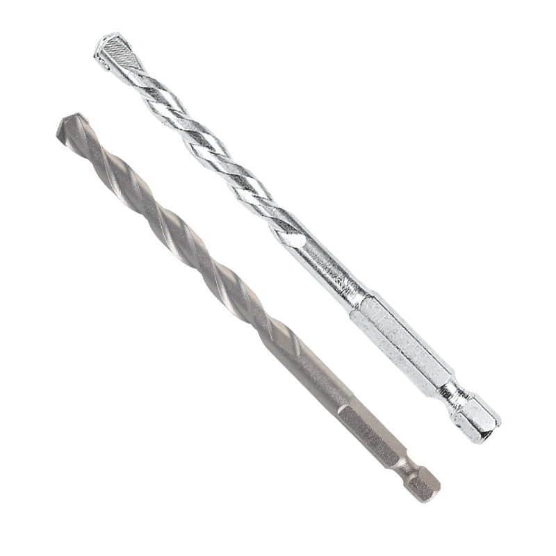 Masonry drill bit with hex shank