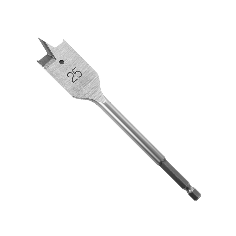 Tri-point paddle spade drill bit