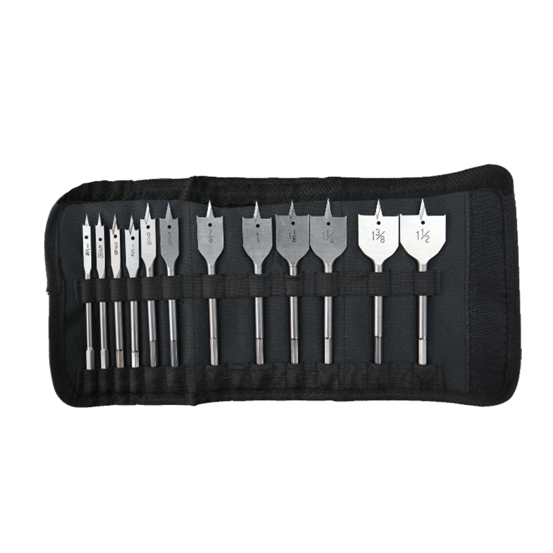 Flat drill set